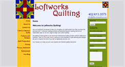 Desktop Screenshot of loftworksquilting.com